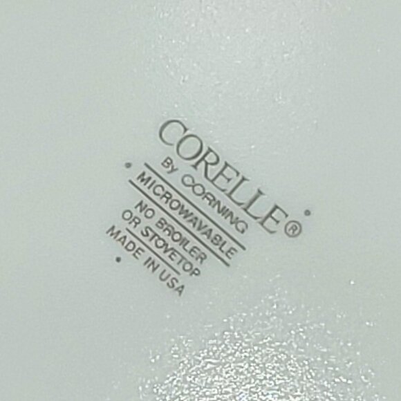 Corelle White Swirl Enhancements Platter Corning Swirl Edge Oval Serving Plate - Picture 5 of 5